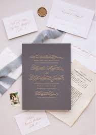 Duke Foil Wedding Invitations Wedding Invitations Diy Letterpress Wedding Invitations