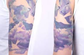 Birds And Clouds Tattoo Design 40 Awesome Cloud Tattoo Designs Cuded Cloud Tattoo Tattoo Sleeve Filler Tattoos
