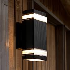 Shop Led Square Up Down Wall Light Waterproof Wall Mount Lamp 1400lm 3000k Warm White Overstock 29737039