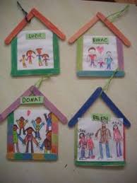 Popsicle Stick House Craft Crafts And Worksheets For Preschool Toddler And Kindergarten Preschool Family Theme Preschool Crafts Preschool Family