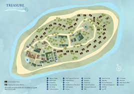 Treasure Island Hotel Map Treasure Island Fiji Map | Treasure Island Resort Fiji