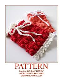 With a crocheted gift bag, i can hope for a quick comment about how cute it is, and then really don't have to think about it again. Crochet Gift Bag Honey Crochet Pattern By Barbara Summers