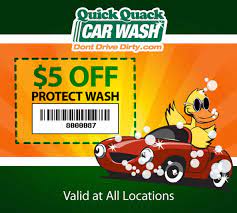 The company releases car wash coupons every now and then, during special holidays and occasions. Quick Quack Car Wash Prices 2021
