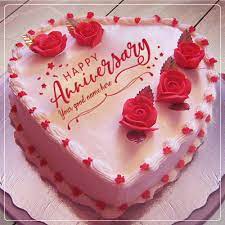 Cake is chocolate mud cake filled with ganache and covered in fondant. Heart Shaped Anniversary Cake With Name