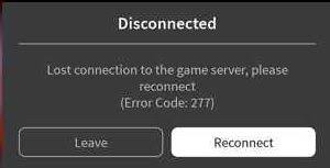 I tried some of them on and they worked! Roblox Error Code 277 The 100 Working Fix 2021