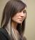 Brown Hair With Blonde Peekaboo Highlights Underneath
