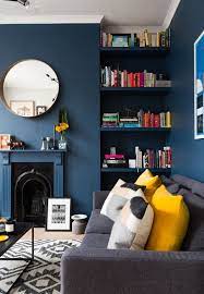 The Color Trends For 2020 Are Inspired By Nature The Nordroom Dark Living Rooms Living Room Color Dark Blue Living Room