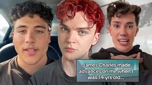 James Charles sent inappropriate photos to 14 Year old TikToker, Ethan Andrew  (Rhett)???