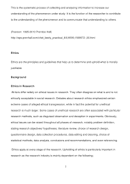 Its mandate is to ensure who only supports research of the highest ethical standards. Research Methodology Ethical Issues In Research An Assignment