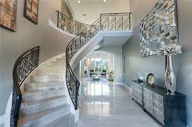 Great Entryway With Limestone Tile Floors High Ceiling In Sugar Land Tx Limestone Floor Tiles High Ceiling Limestone Flooring