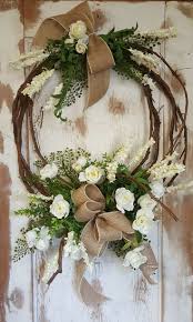 50 Off Wedding Wreath Wreath Wedding White Rustic Wedding Farmhouse Outdoor Wedding Floral Bouquet Outdoor Wedding Bride In 2020 Wedding Wreaths Wreath Decor Wreaths