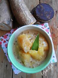 Es buah is an indonesian iced fruit cocktail dessert.this cold and sweet beverage is made of diced fruits, such as honeydew, cantaloupe, pineapple, papaya, squash, jackfruit and kolang kaling (arenga pinnata fruit), mixed with shaved ice or ice cubes, and sweetened with liquid sugar or syrup. Serawa Ubi Kayu Bersagu Fiza S Cooking