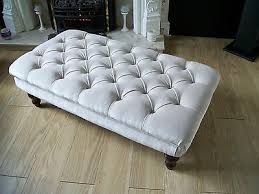 Shop buttoned ottoman/coffee table at interiors online. Find Many Great New Used Options And Get The Best Deals For Chesterfield Style Oxford Deep Buttoned Lar Footstool Coffee Table Large Footstools Ottoman Table