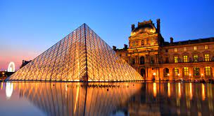 Paris' museums blend the modern and the historic. The Louvre Museum Paris France