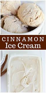 Easy Cinnamon Ice Cream Recipe From Recipegirl Com Cinnamon Icecream Recipe Recipegirl Cinnamon Ice Cream Cinnamon Ice Cream Recipe Ice Cream Maker Recipes