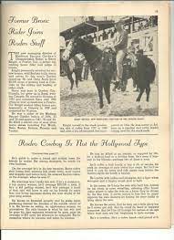 Gene Autry S Business Partner Harry Knight Of Fowler Colorado Is The Managing Director Of World Championship Rodeo Rodeo Rodeo Poster Madison Square Garden