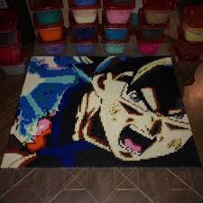 2 507 Likes 44 Comments Kenneth Kensbeadart On Instagram Gotenks Is Finished Made This Quickly Wh Perler Bead Art Dragon Ball Art Perler Beads Designs