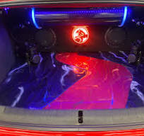 DIY Lighted Sign from Car Base and Plastic Sign