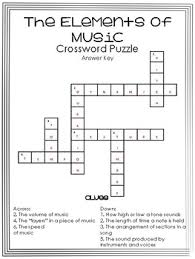Unless otherwise stated, all answers are spelled in us english. Elements Of Music Crossword Puzzle By Music With Mrs Sandoval Tpt