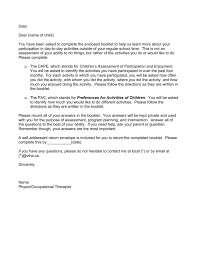 A kid's occupation is to grow, learn, do schoolwork, and play. Cape Pac Mail Out Cover Letter
