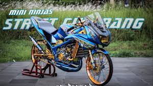 Ninja thailand motorcycle vehicles ninjas motorcycles car motorbikes choppers. Modifikasi Ninja Biru Berkelir Racing Mini Ninjas Dityaysf Youtube