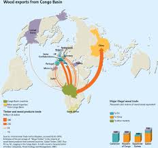 Bassin du congo) is the sedimentary basin of the congo river. Wood Exports From Congo Basin Grid Arendal