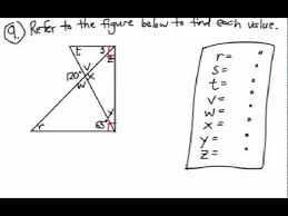 In this tutorial the author shows how to find out the missing side of a triangle which is similar to an other triangle. How To Find Angles Multi Triangle Diagram Youtube