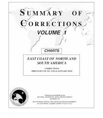 Summary Of Corrections Volume 1 East Coast Of North And South America 2019