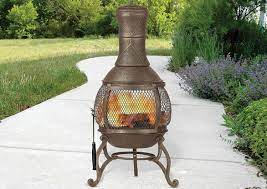 The fireplace is meshed, which allows for 360 views of the fire, and it can be easily accessed through a latch door in front. 10 Best Chiminea Fire Pit Reviews And Comparison