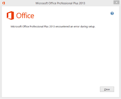 Membuka microsoft office, anda akan segera melihat desain baru dan segar. Solusi Microsoft Office Professional Plus 2013 Encountered An Error During Setup Itpoin