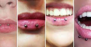 Body Mods Lip Piercing Lip Piercing Labret Snake Eyes Tongue Piercing