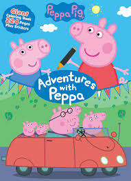 She is holding a whistle in one hand and balloons in another. Peppa Pig Adventures With Peppa Giant Coloring Book Parragon Books Ltd 9781474854146 Amazon Com Books