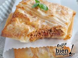 Recette Brick Au Thon Et A La Tomate Recette Recette Brick Thon Recettes De Cuisine Recette Brick