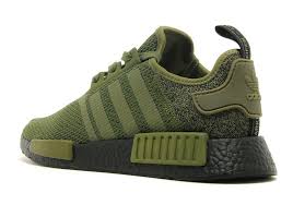 Adidas Nmd R1 Olive Wool Heel With Black Boost Sole Available Now Adidas Adidas Nmd R1 Adidas Nmd Adidas