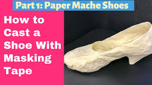 Papier mache bottle from kashmir. How To Create A Masking Tape Shoe Cast Part 1 For Paper Mache Shoe 3d Sculpture Art Lesson Youtube
