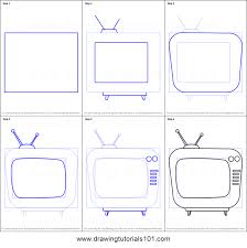 Get 3 for the price of 2. How To Draw Television For Kids Printable Step By Step Drawing Sheet Drawingtutorials101 Com