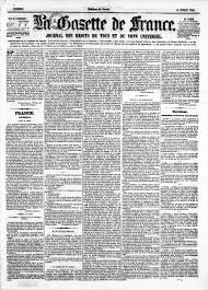 La Gazette De France Retronews Le Site De Presse De La Bnf