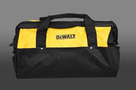 This dewalt tstak tote bag features large internal space for bulky tools a waterproof injected plastic base for protection on wet. Dewalt Heavy Duty 18 Tool Bag Yellow Black Walmart Com Walmart Com