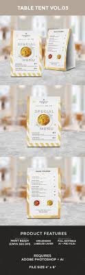 Food Menu Table Tent Food Menus Print Templates Download Here Https Graphicriver Net Item Food Menu Ta Menu Design Template Table Tents Menu Illustration