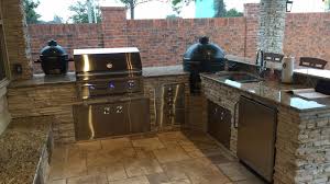 big green egg outdoor kitchen