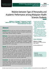 Cost of living > compare cities > malaysia vs australia > kuala lumpur vs sydney. Relation Between Type Of Personality And Academic Performance Among Malaysian Health Sciences Students Western Sydney University Researchdirect