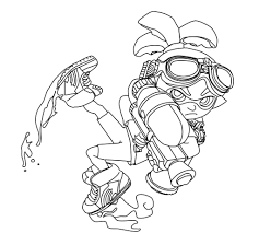 Agent 8, also referred to as number 10,008, is a playable octoling and is the protagonist of the octo expansion. Splatoon Coloring Pages Best Coloring Pages For Kids