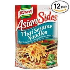 Knorr Lipton Noodles Sauce Thai Sesame Noodle 4 4 Ounce Packages Pack Of 1 Teriyaki Noodles Teriyaki Chicken Teriyaki