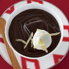 Dark Chocolate Pudding With Candied Ginger Recipe Chocolate Pudding Recipes Candied Ginger Chocolate Pudding