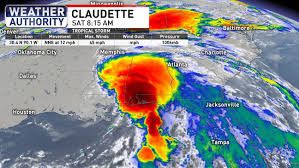Tropical storm claudette has moved through new orleans and is moving through mississippi, alabama, georgia, south carolina, north carolina and virginia over the next few days. Us85ew4q93gt7m