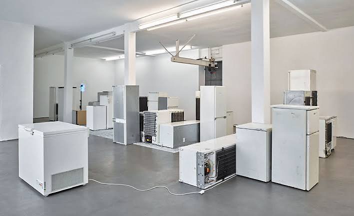 Work by Edith Dekyndt