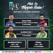 Pakistan super league (psl) 2020 playoffs is all set to resume and the complete details of it are the fifth season of psl took place entirely in pakistan for the first time and commenced on the 20th. Psl Playoffs Schedule Cricket