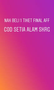 Seramai 345 penyokong ni sanggup menempah tiket pada harga rm449 dan mereka pun dah berlepas dari klia2 semalam serta hari ini. Wtb 1 Tiket Final Aff Suzuki Cup 2018 Looking For On Carousell