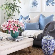 Bagged the blue sofa of your dreams? Cushions For Blue Sofas Blue Couch Sofa Cushion Cover Ideas