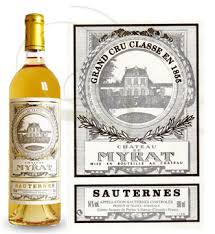 However, it is reasonably clear that. Chateau De Myrat 2015 Sauternes Blanc Bordeaux Vintage And Co